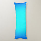 Coussins Longs Oreiller corps bleu turquoise (Dos (Vertical))