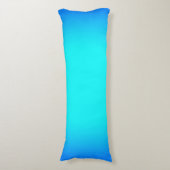 Coussins Longs Oreiller corps bleu turquoise (devant Vertical)