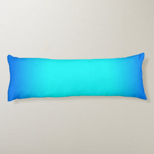 Coussins Longs Oreiller corps bleu turquoise
