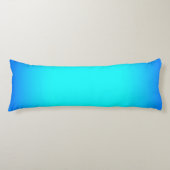 Coussins Longs Oreiller corps bleu turquoise (Devant)