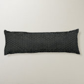 Coussins Longs Oreiller corps circulaire noir (Dos)