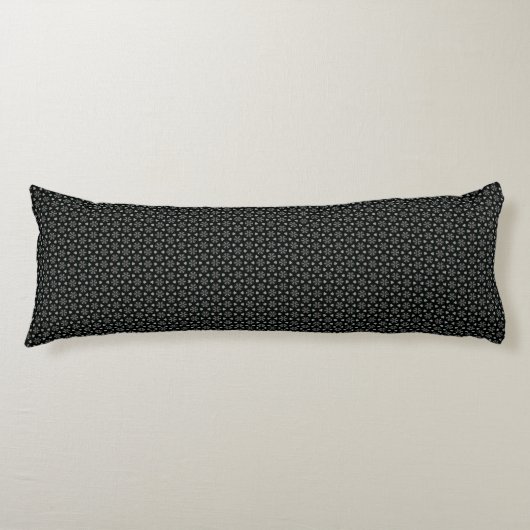Coussins Longs Oreiller corps circulaire noir (Devant)