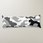 Coussins Longs Oreiller corps de camo gris cool (Dos)