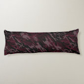 Coussins Longs Oreiller corps de camo rouge foncé (Dos)