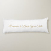 Coussins Longs Oreiller corps de dents de peur (Dos)