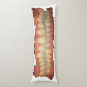 Coussins Longs Oreiller corps de dents de peur (Devant (Vertical))