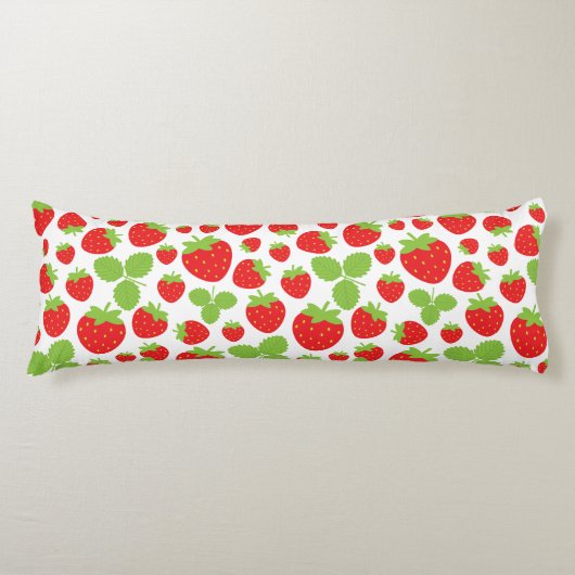 Coussins Longs Oreiller corps de fraises (Devant)