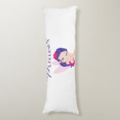 Coussins Longs Oreiller corps de la Princesse Purple (Devant (Vertical))