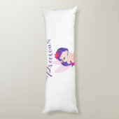 Coussins Longs Oreiller corps de la Princesse Purple (Dos (Vertical))