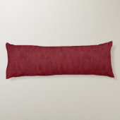 Coussins Longs Oreiller corps de Noël rouge profond (Dos)