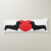 Coussins Longs Oreiller corps Doxie Love (Dos)