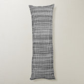 Coussins Longs Oreiller corps en tissu gris Faux (Dos (Vertical))