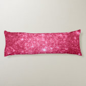 Coussins Longs Oreiller Corps Étoiles Rose Chaud (Dos)