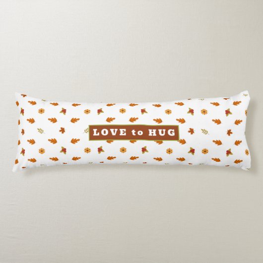 Coussins Longs Oreiller corps feuille Autum (Devant)