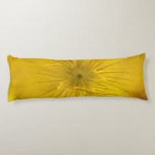 Coussins Longs Oreiller Corps Fleur Bokee Jaune (Dos)