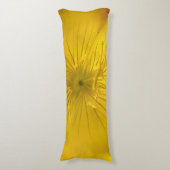 Coussins Longs Oreiller Corps Fleur Bokee Jaune (Devant (Vertical))