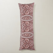 Coussins Longs Oreiller Corps Fleur Rose (Dos (Vertical))