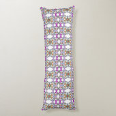 Coussins Longs oreiller corps fleurs ornementales (Dos (Vertical))