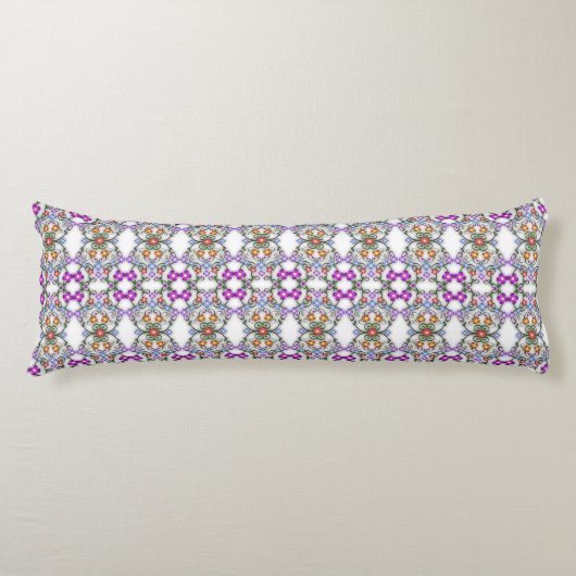 Coussins Longs oreiller corps fleurs ornementales (Devant)