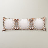 Coussins Longs Oreiller Corps Fleurs Roses et Blanches Douces (Devant)