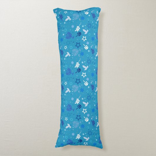 Coussins Longs Oreiller corps Hanoukka Stars (devant Vertical)