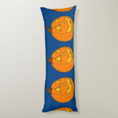 Coussins Longs Oreiller corps Jack o' Lantern bleu (Dos (Vertical))