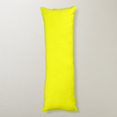 Coussins Longs Oreiller Corps Jaune Citron 20" x 54" (Dos (Vertical))