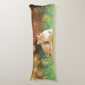 Coussins Longs Oreiller corps Kitty jaune (Devant (Vertical))