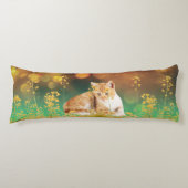 Coussins Longs Oreiller corps Kitty jaune (Devant)