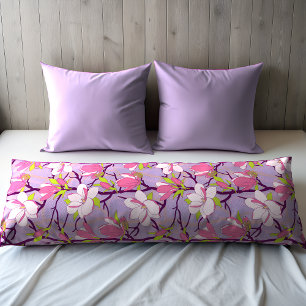 Coussins Longs Oreiller corps Magnolia en floraison
