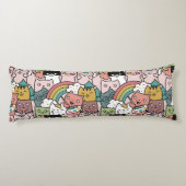 Coussins Longs Oreiller corps motif chat mignon (Dos)