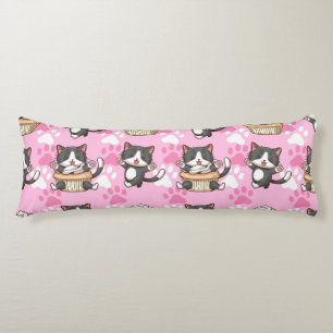 Coussins Longs Oreiller corps motif chat mignon