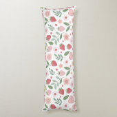 Coussins Longs Oreiller corps Motif mignon fraise (Dos (Vertical))