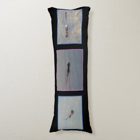 Coussins Longs Oreiller corps Muskrat (Devant (Vertical))