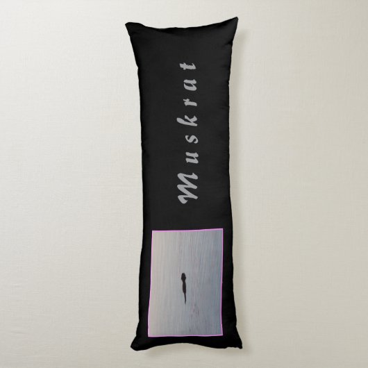 Coussins Longs Oreiller corps Muskrat (Dos (Vertical))