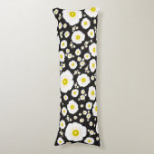 Coussins Longs Oreiller corps Pavots Blancs (Devant (Vertical))