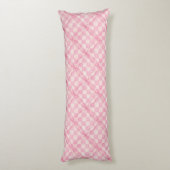 Coussins Longs Oreiller corps QUILT PINK CHECK (Dos (Vertical))