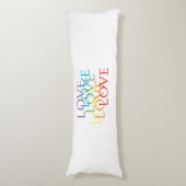 Coussins Longs Oreiller corps RAINBOVE (Devant (Vertical))