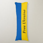 Coussins Longs Oreiller corps Ukraine libre (Devant (Vertical))