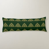 Coussins Longs Oreiller Corps Vert Trinity Knot (Dos)