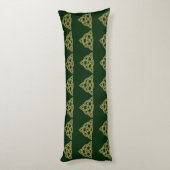 Coussins Longs Oreiller Corps Vert Trinity Knot (Dos (Vertical))