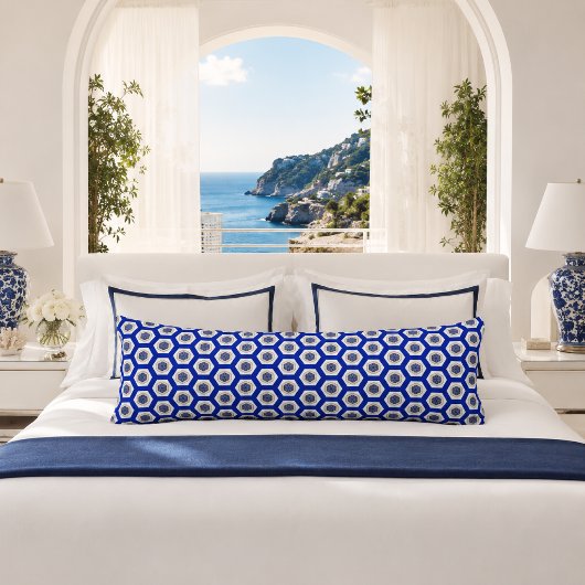 Coussins Longs Oreiller Corps Vie Navale Splendide Or