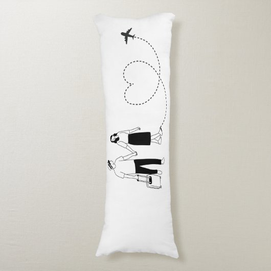 Coussins Longs Oreiller d'amour (Devant (Vertical))