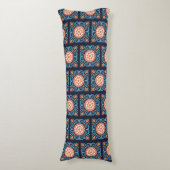 Coussins Longs Oreiller de carrosserie Boho Tile (Devant (Vertical))