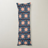 Coussins Longs Oreiller de carrosserie Boho Tile (Dos (Vertical))