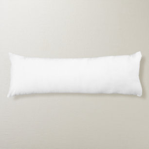 Coussins Longs Oreiller de corps blanc 20 po x 54 po