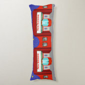 Coussins Longs Oreiller de corps de cinéma rétro (Devant (Vertical))
