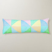Coussins Longs Oreiller de corps de Pastels lumineux (Dos)