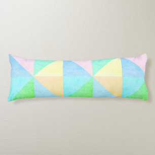 Coussins Longs Oreiller de corps de Pastels lumineux