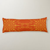Coussins Longs Oreiller de corps Mandala Papaya (Dos)